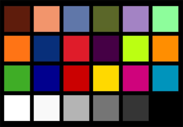 ColorChecker chart